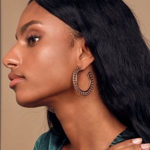 Timeless Charm Gold Hoop Earrings